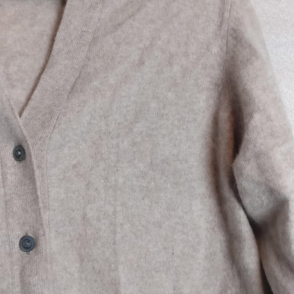 Womens Buttoned PURE CASHMERE LONGSLEEVE SWEATER CARDIGAN S with measurements - Picture 3 of 6